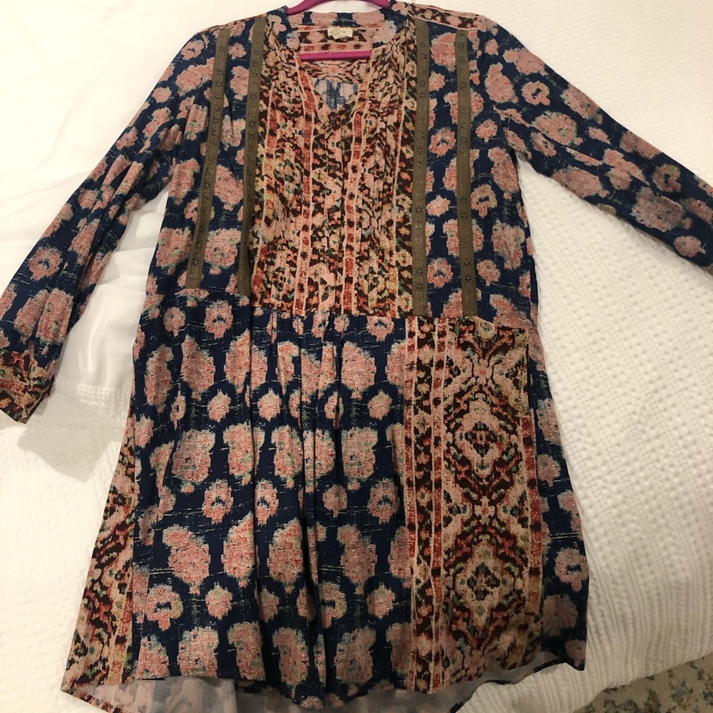 Anthropologie printed dress
